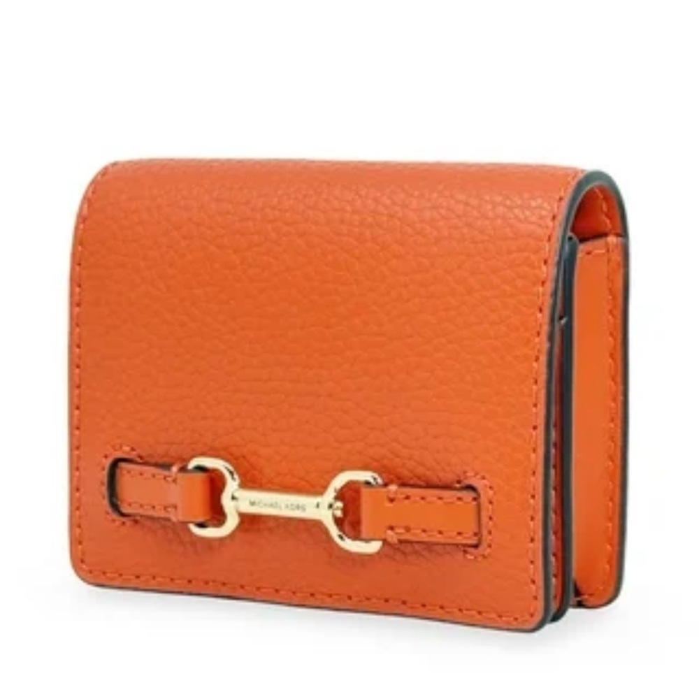 Michael Kors Saffiano Leather Chain Card Case